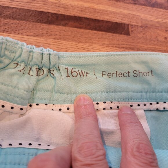 Talbots Perfect Short 7.5" in Aqua Blue - Picture 9 of 9